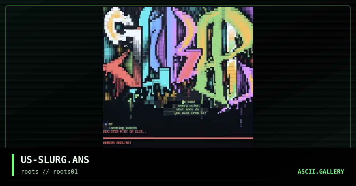 slurge font, by ceelow, teflon, 2008