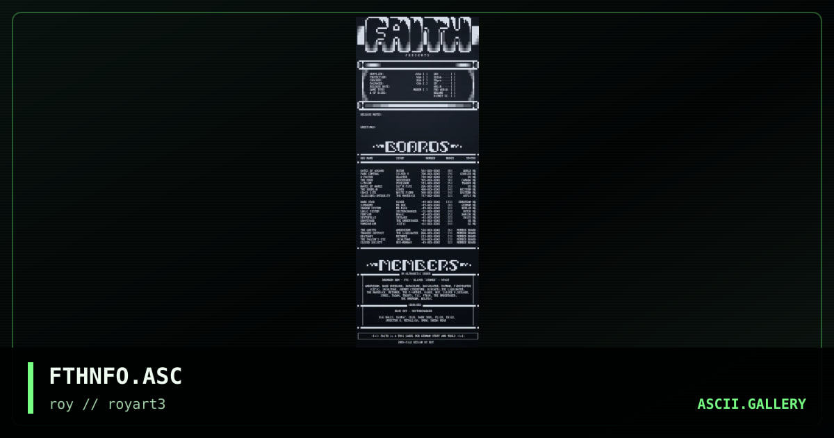 FTHNFO.ASC, by roy, 1994