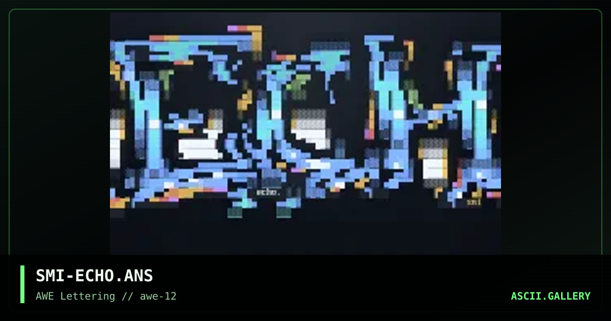 Echo, by samurai, 1997