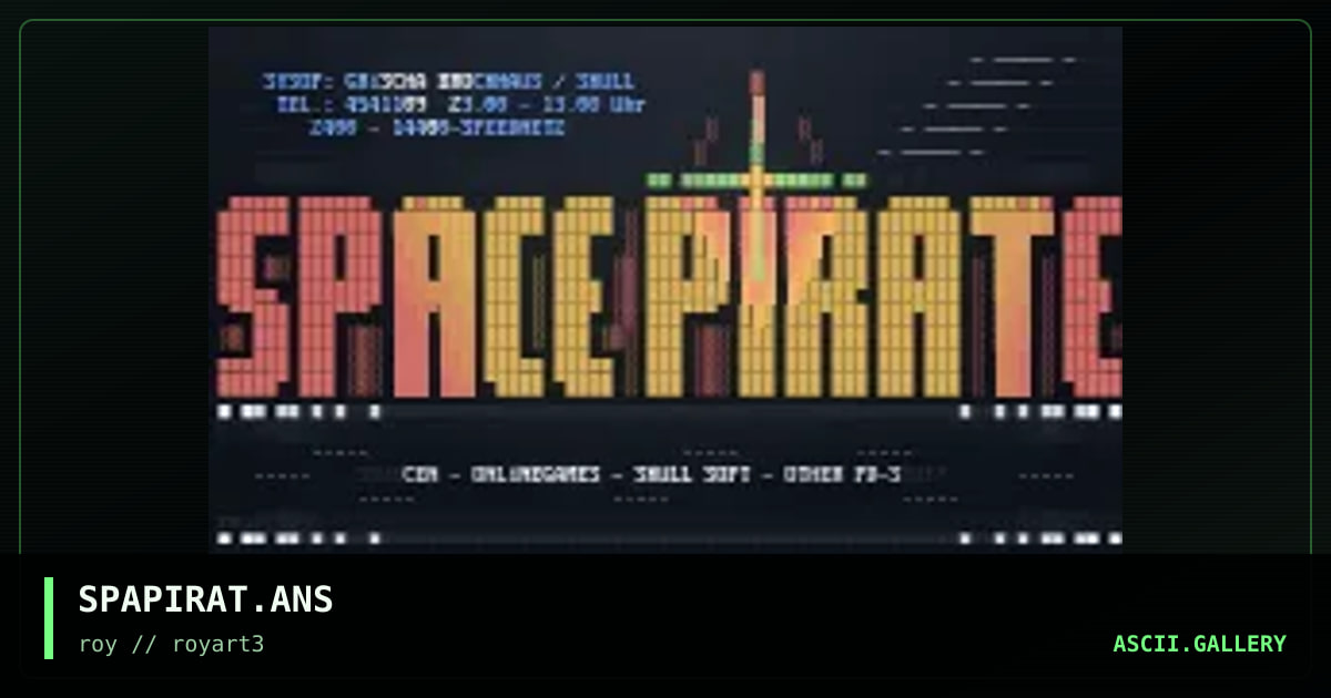 SPAPIRAT.ANS, by roy, 1994