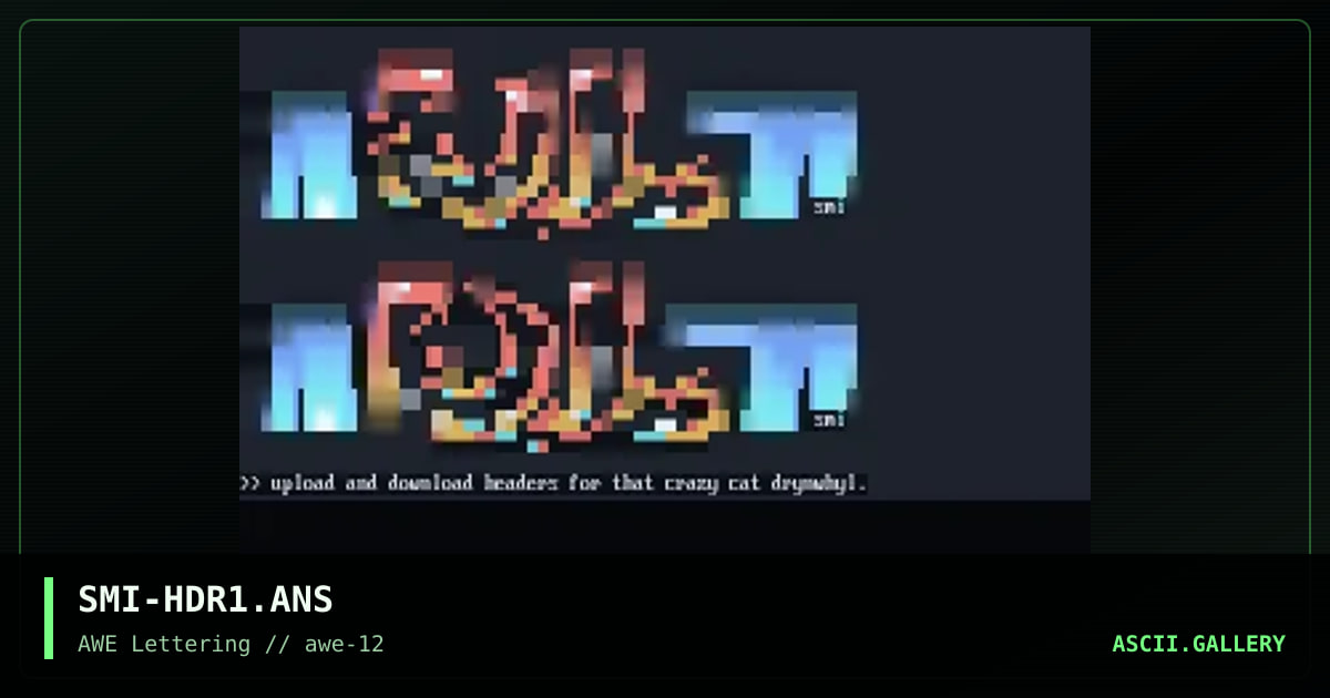 Headers, by samurai, 1997