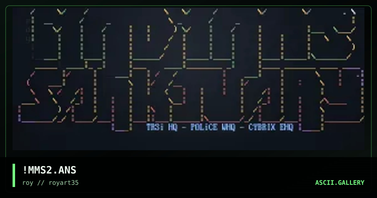 !MMS2.ANS, by roy, 1994