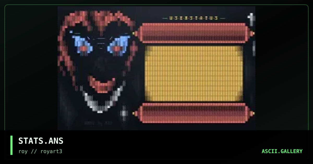 STATS.ANS, by roy, 1994