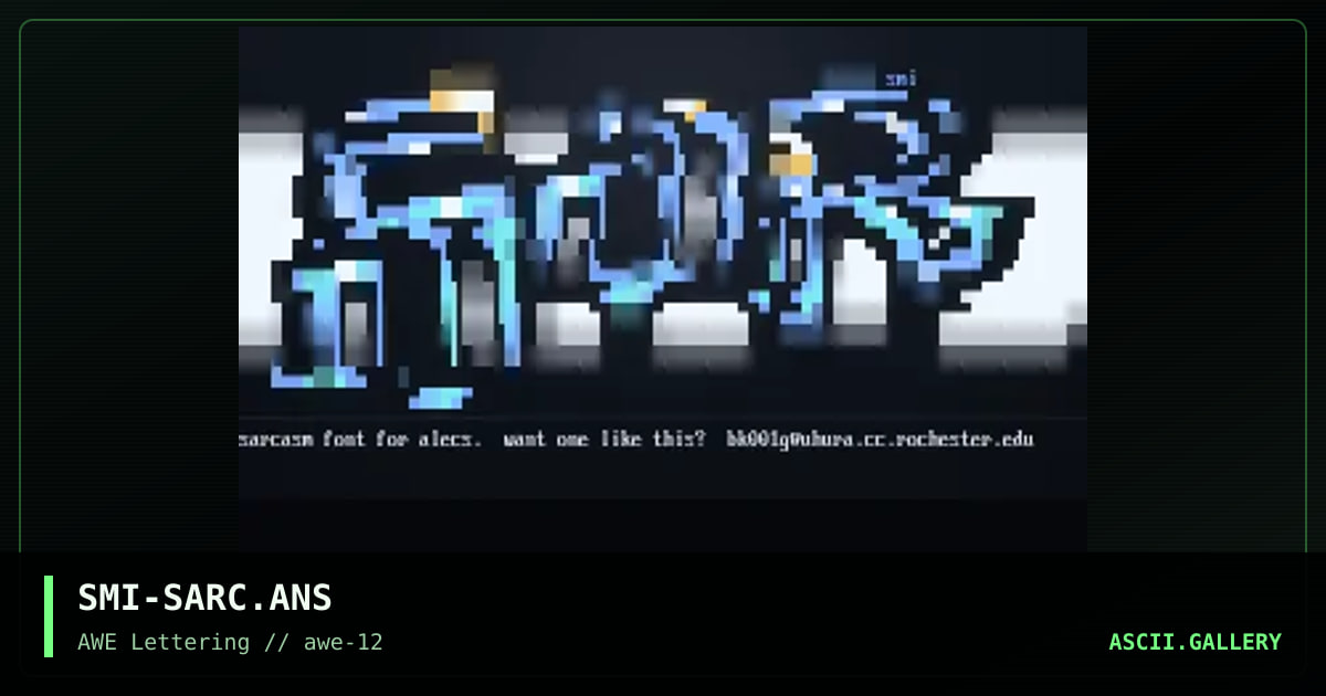 Sarcasm, by samurai, 1997