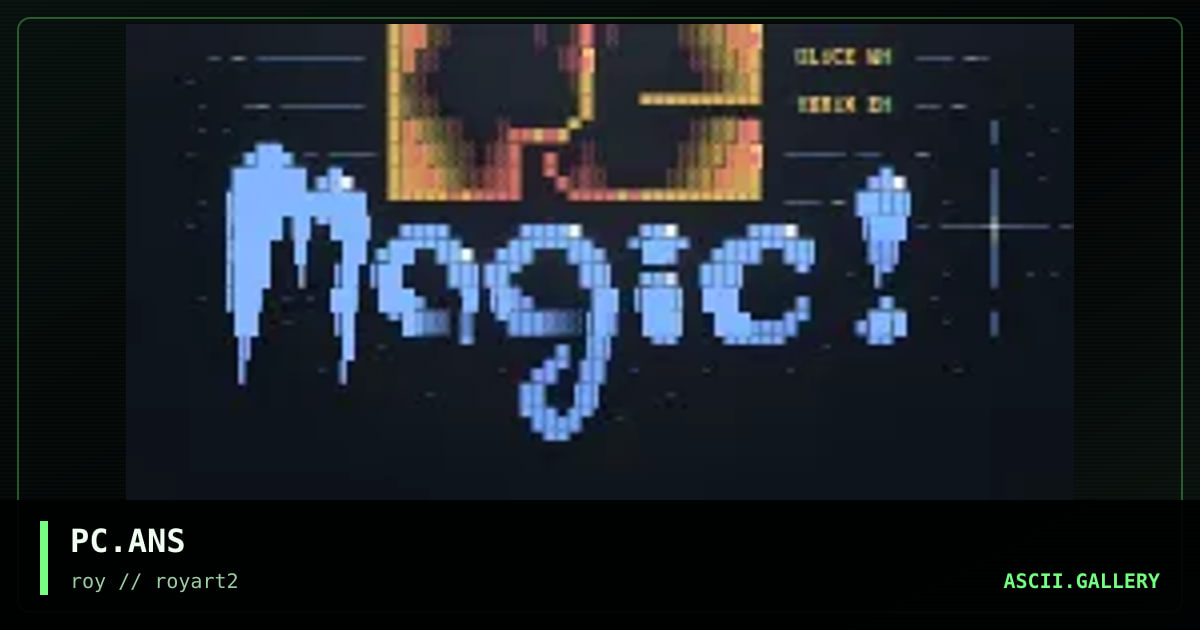 PC.ANS, by roy, 1994