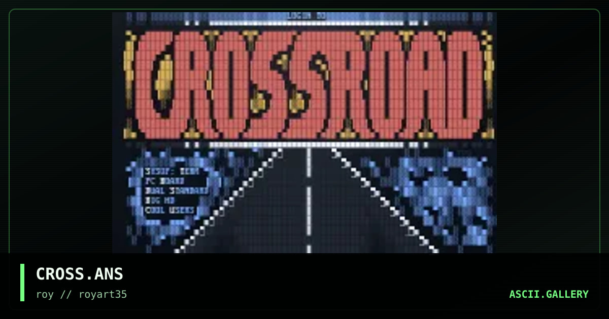 CROSS.ANS, by roy, 1994