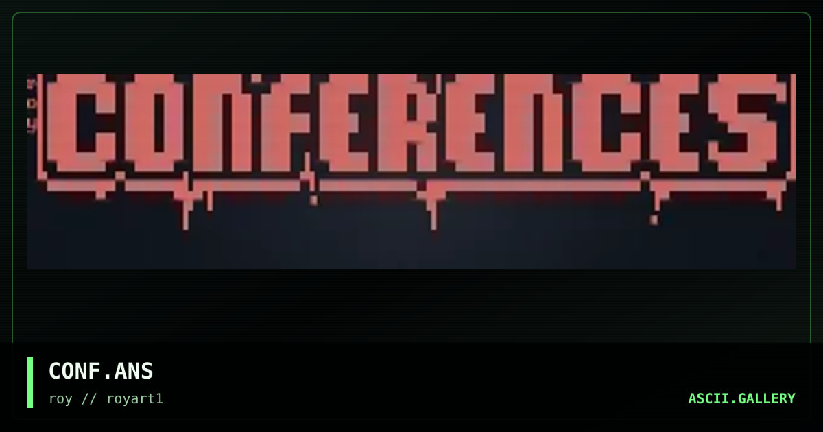 CONF.ANS, by roy, 1994
