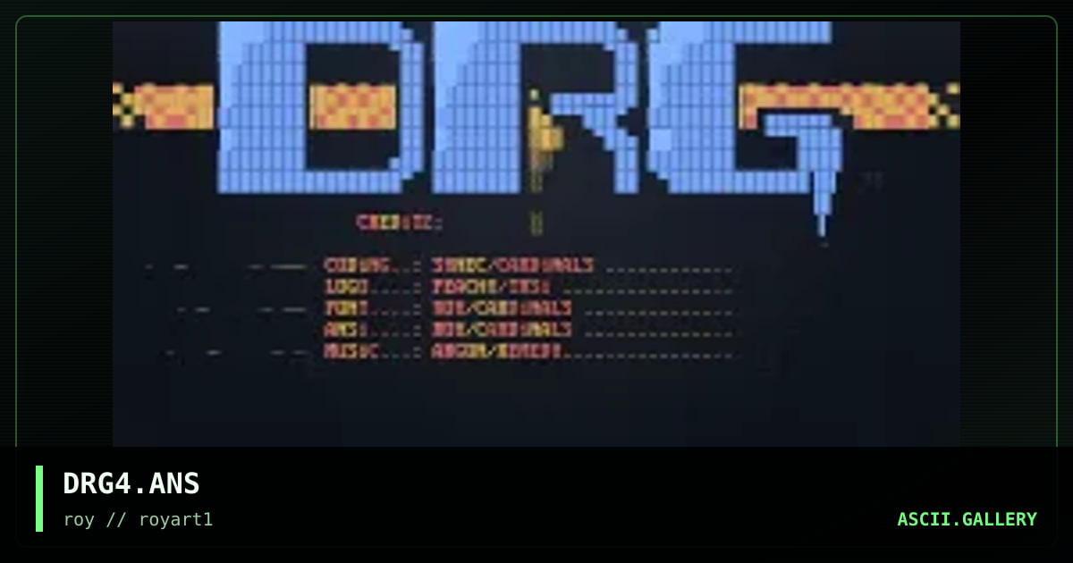 DRG4.ANS, by roy, 1994