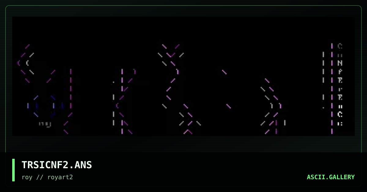 TRSICNF2.ANS, by roy, 1994