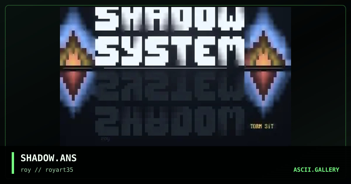 SHADOW.ANS, by roy, 1994