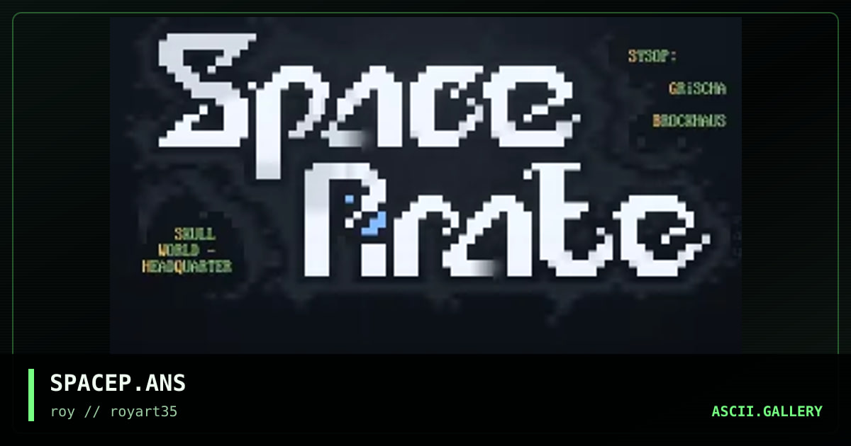 SPACEP.ANS, by roy, 1994