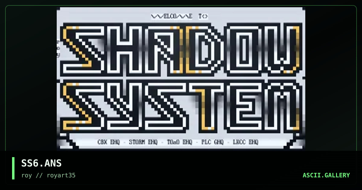 SS6.ANS, by roy, 1994