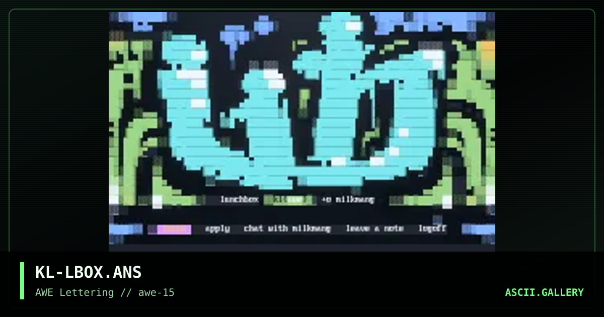 Lunchbox, by knocturnal, 1998