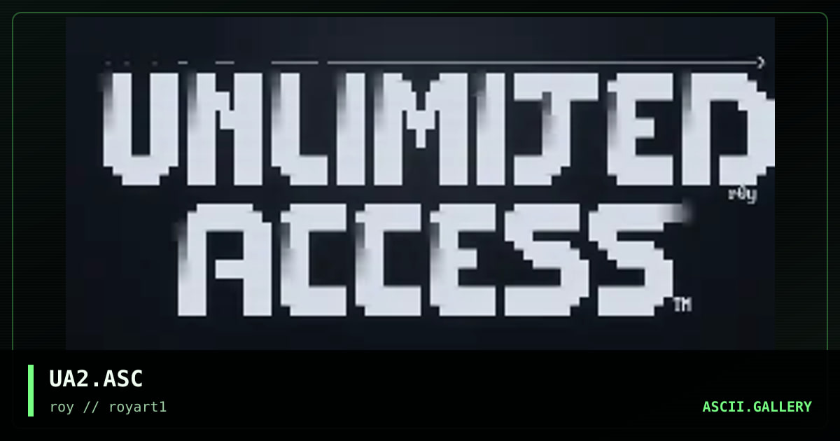 UA2.ASC, by roy, 1994