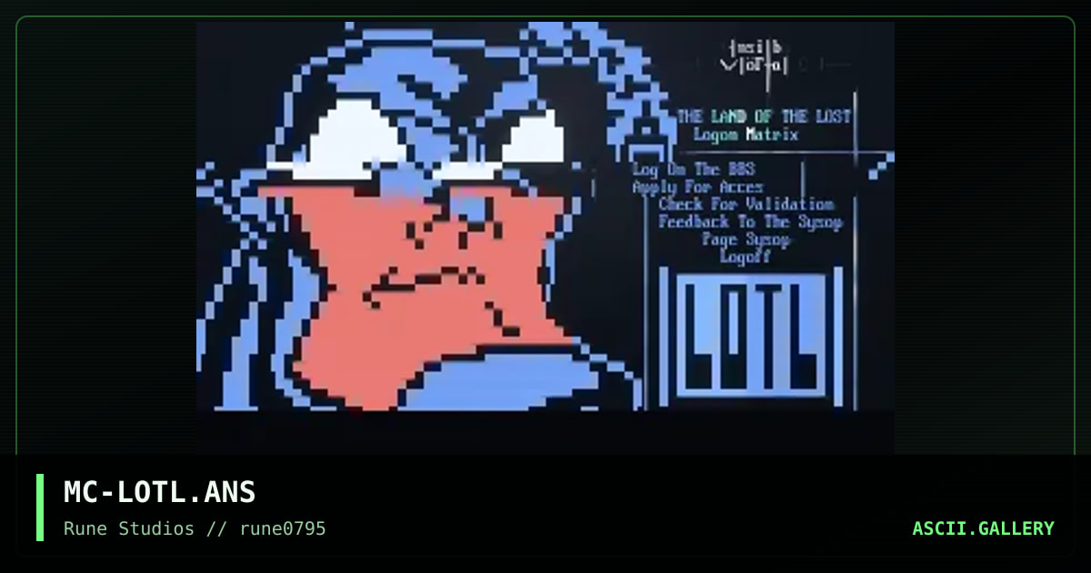 land of the lost matrix, by mortal comeback, 1995