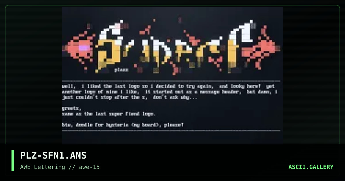 Superfiend, by plazz, 1998