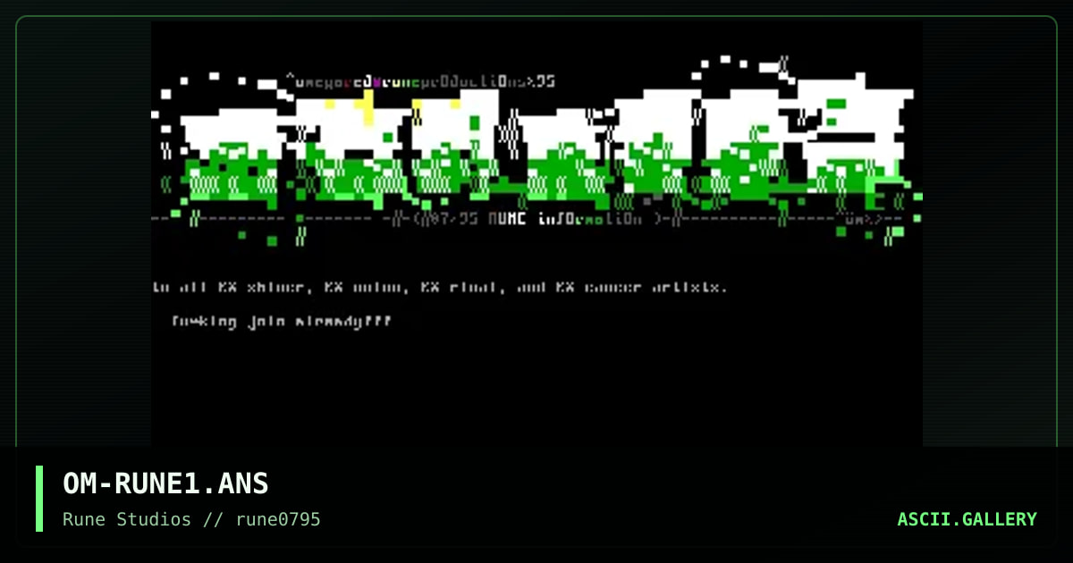 rune header, by omega red, 1995