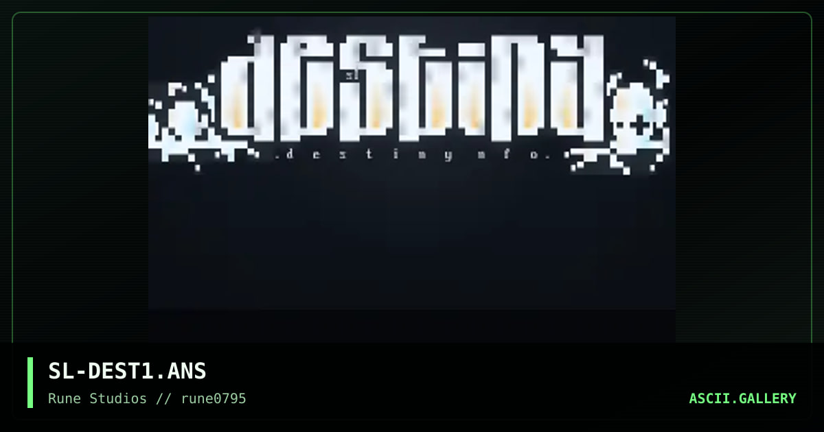 destiny header, by sir lancelot, 1995