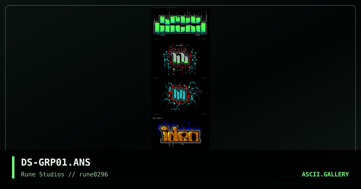 logo groupe #01, by dark shadow, 1996