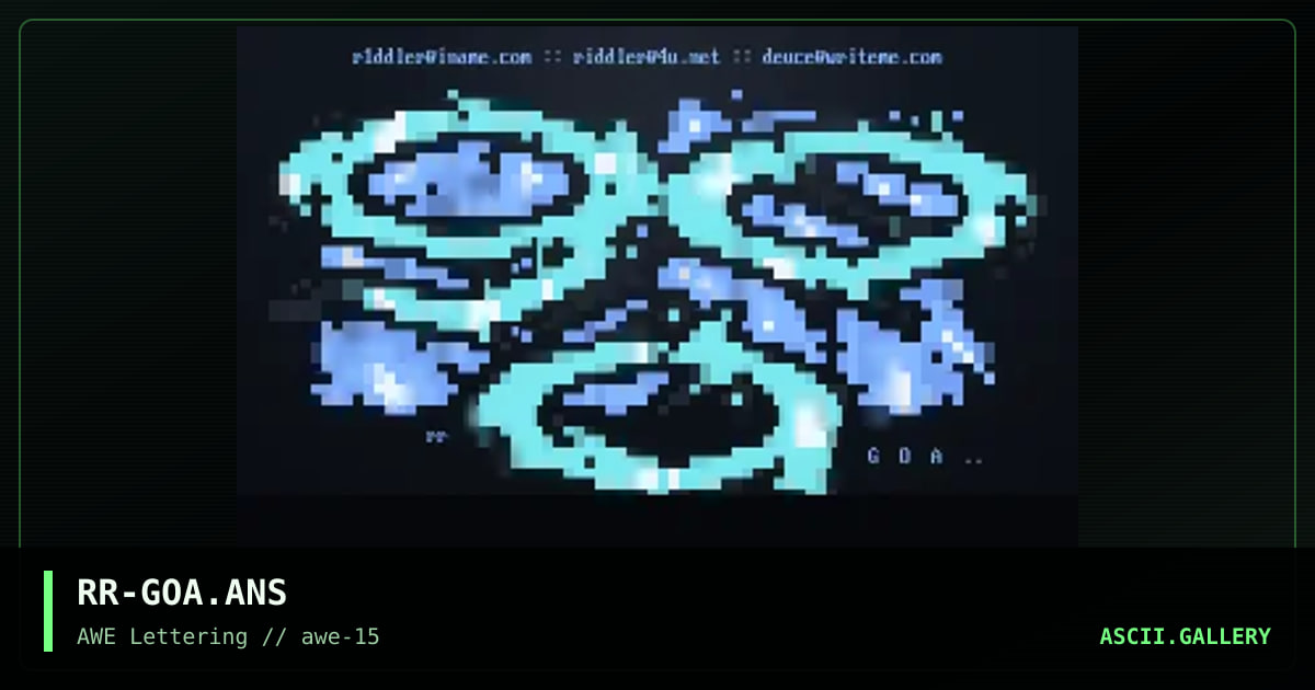Goa, by riddler, 1998