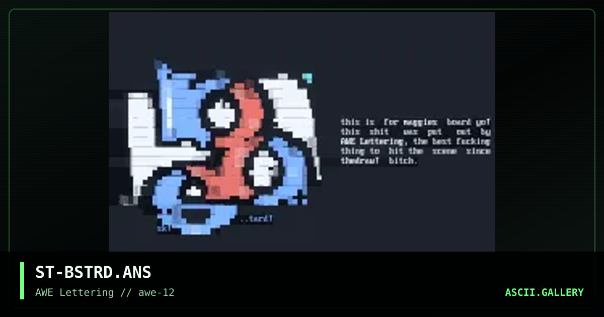 Bastard, by splatt, 1997