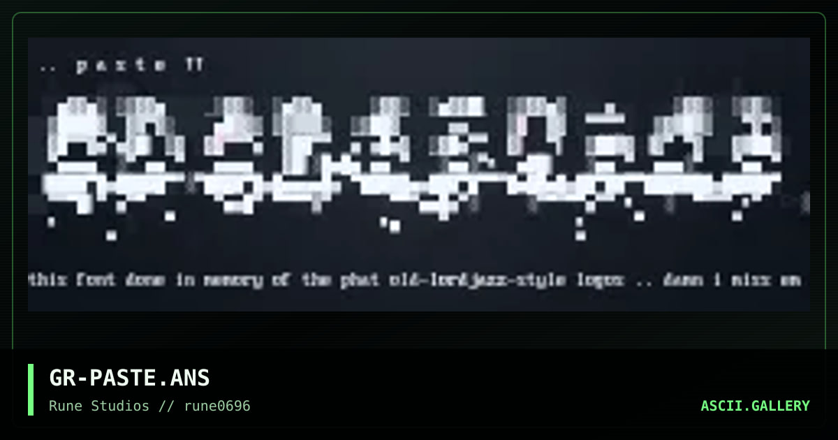 paste, by gunthar, 1996