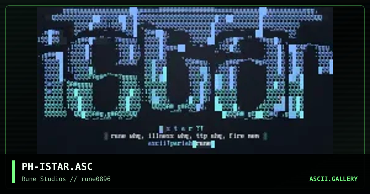 istar, by pariah, 1996