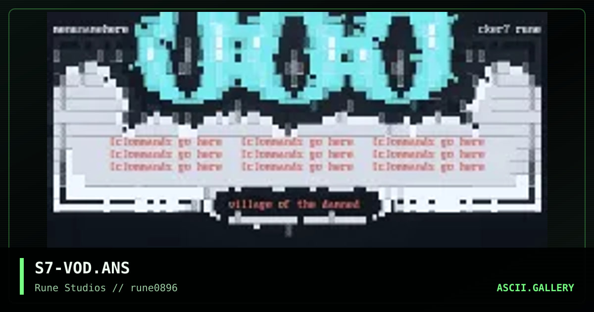 village of the damned, by slacker7, 1996