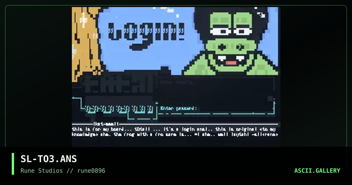 total! login froggy!, by sinful, 1996