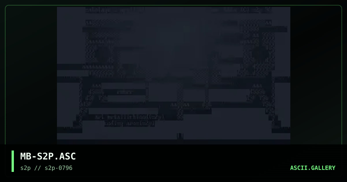 MB-S2P.ASC, by metallic blood, 1996