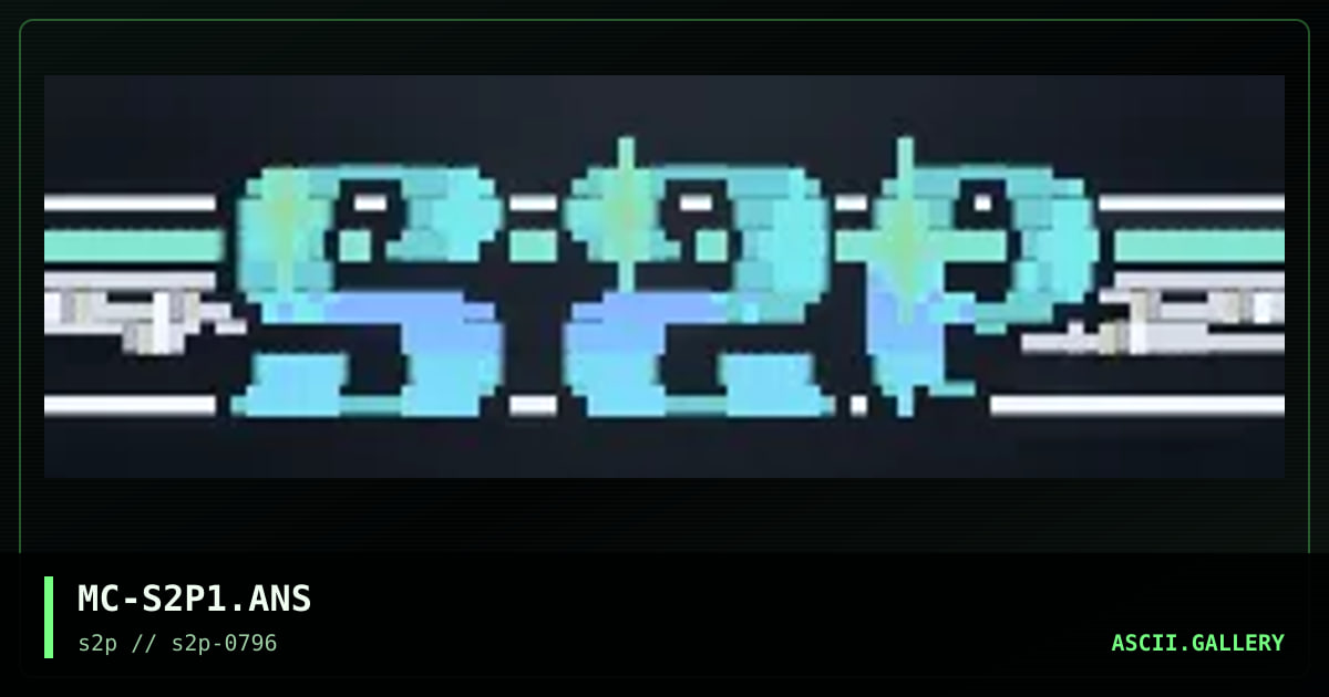 s2p logo, by mr corruption, 1996