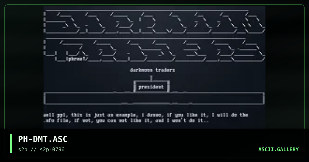 PH-DMT.ASC, by dragon, 1996