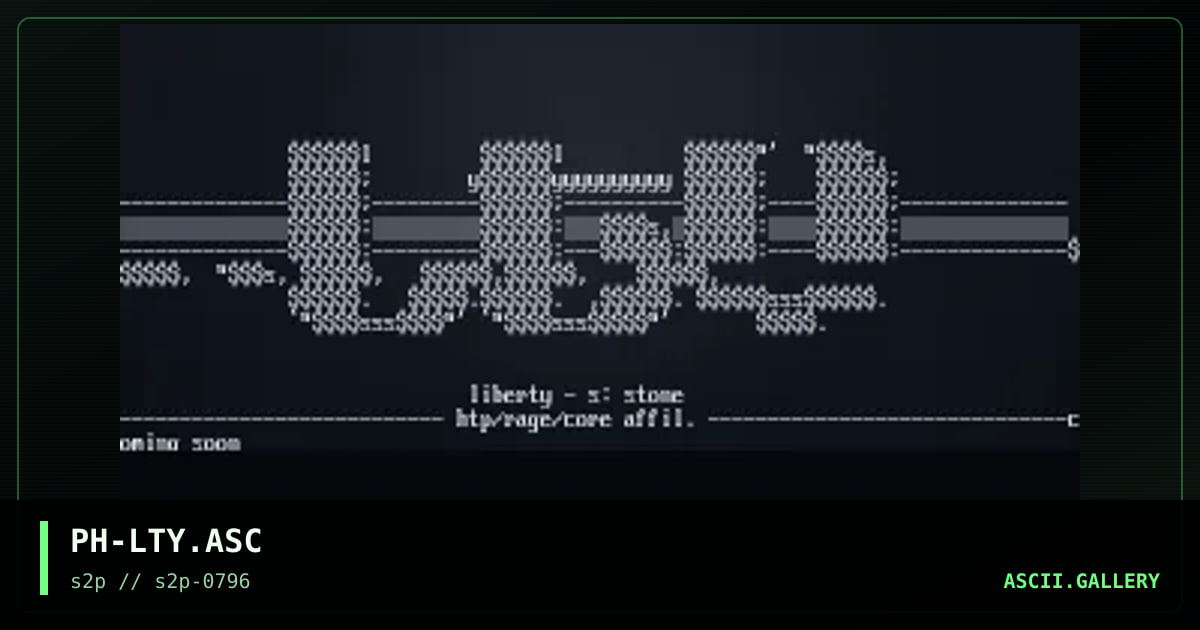 PH-LTY.ASC, by dragon, 1996
