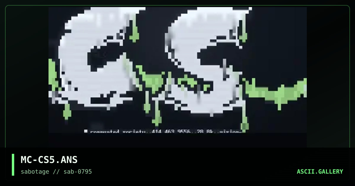 corrupted society font, by mr corruption, 1995