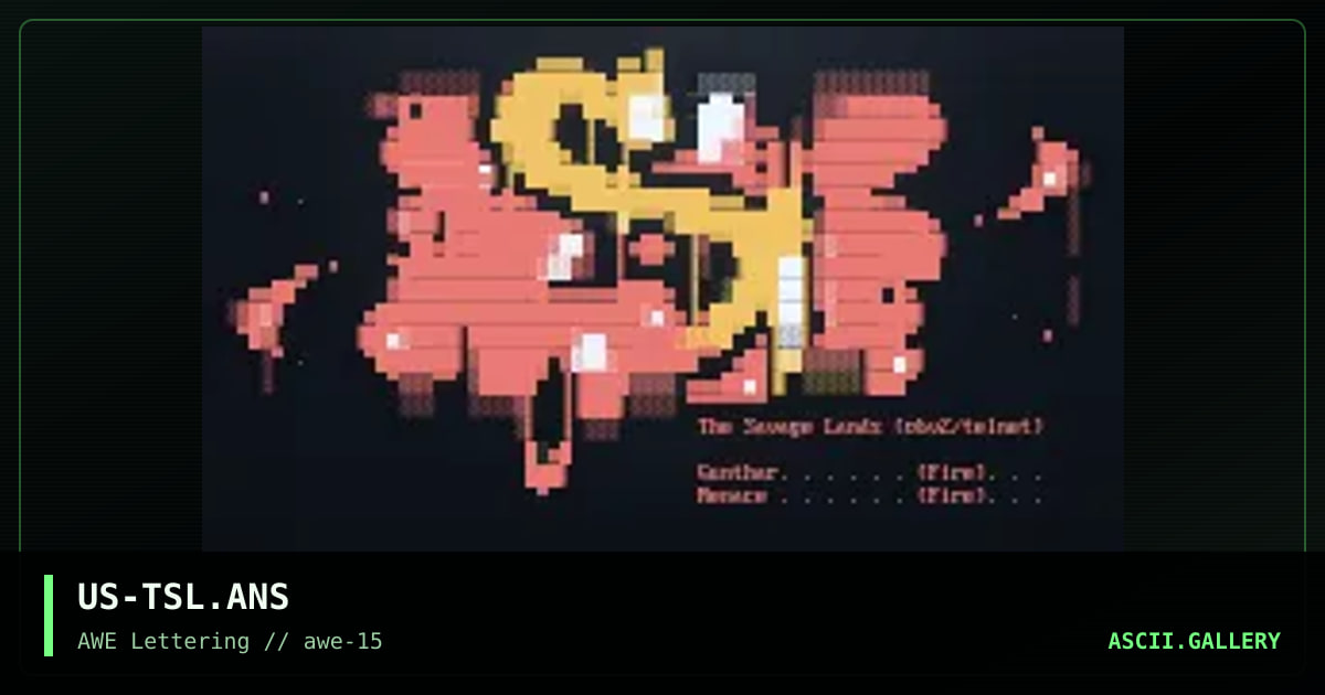 The Savage Lands, by bizzarro, milkmang, 1998