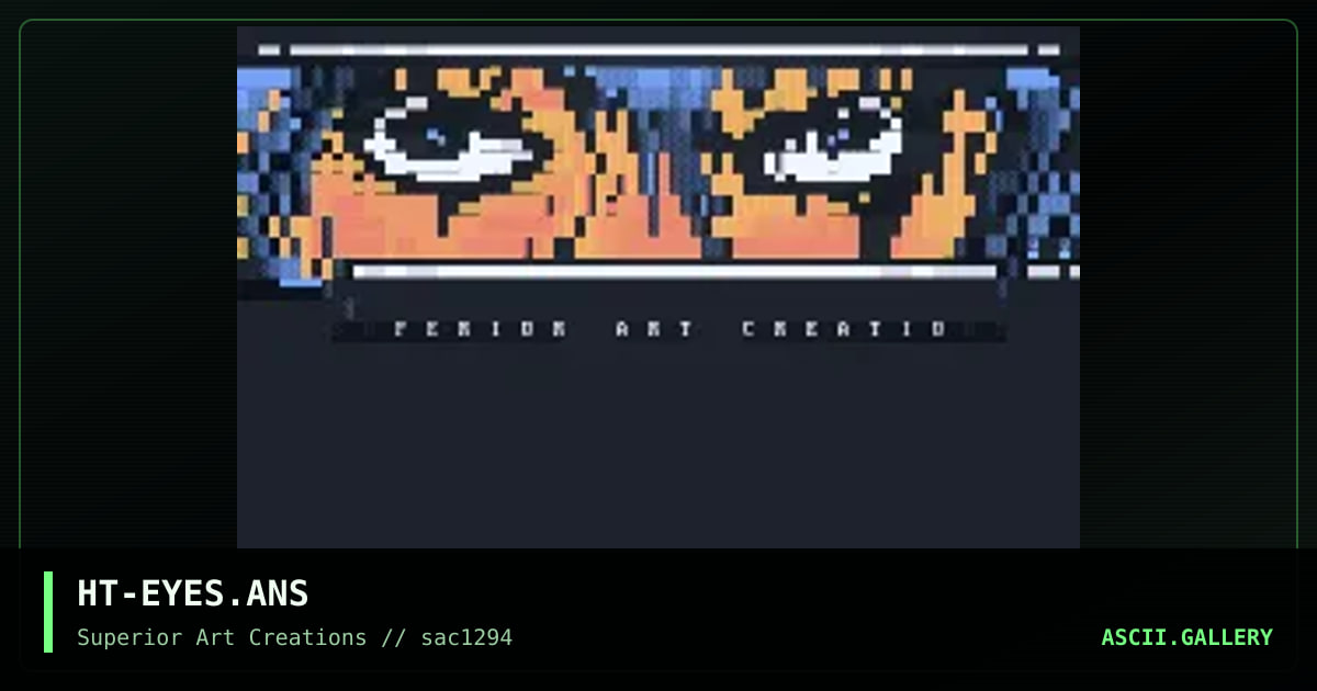S.A.C. CHARTS CLOSING SCREEN, by hetero, 1994