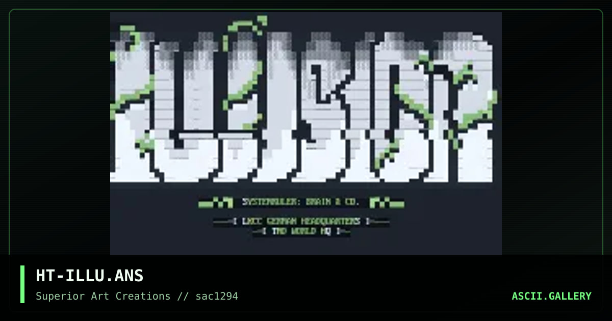 ILLUSION, by hetero, 1994
