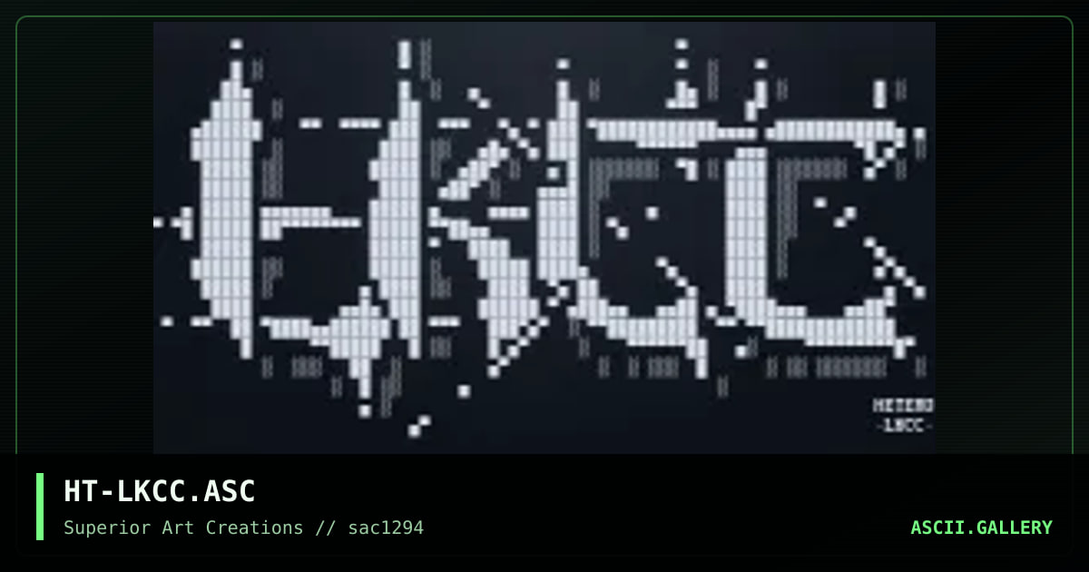 HT-LKCC.ASC, by hetero, 1994