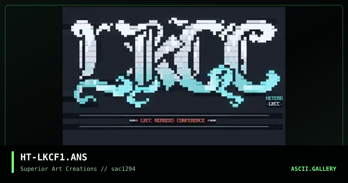 LKCC CONFERENCE #1, by hetero, 1994