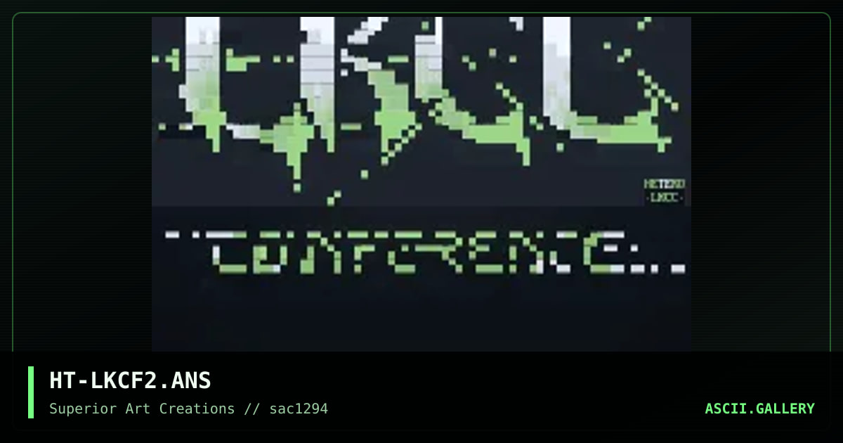 LKCC CONFERENCE #2, by hetero, 1994