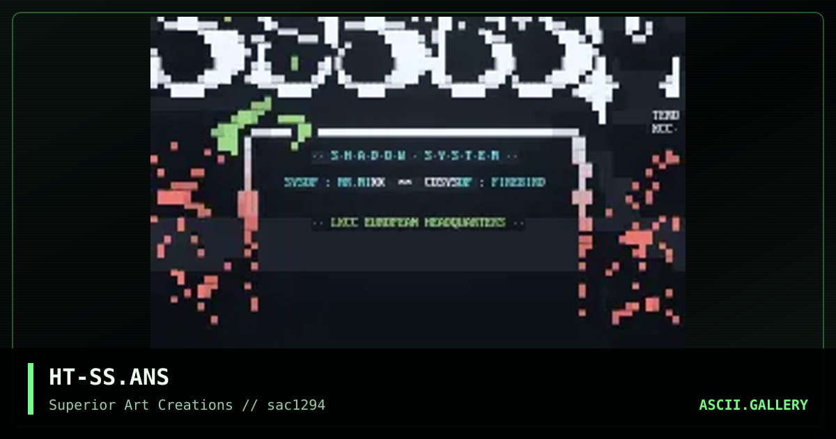 SHADOW SYSTEM, by hetero, 1994