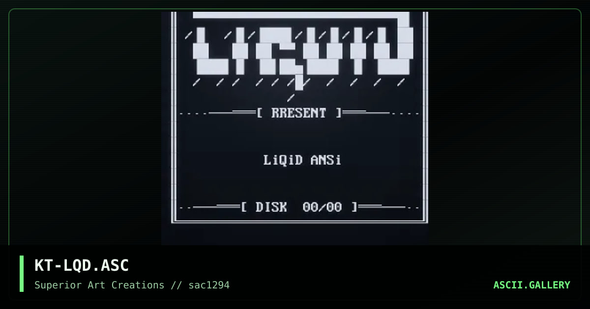 KT-LQD.ASC, by kaethe, 1994