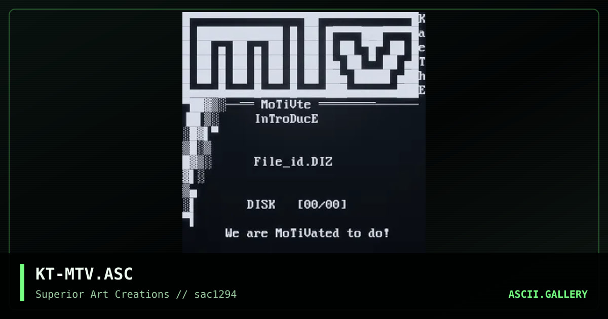 KT-MTV.ASC, by kaethe, 1994