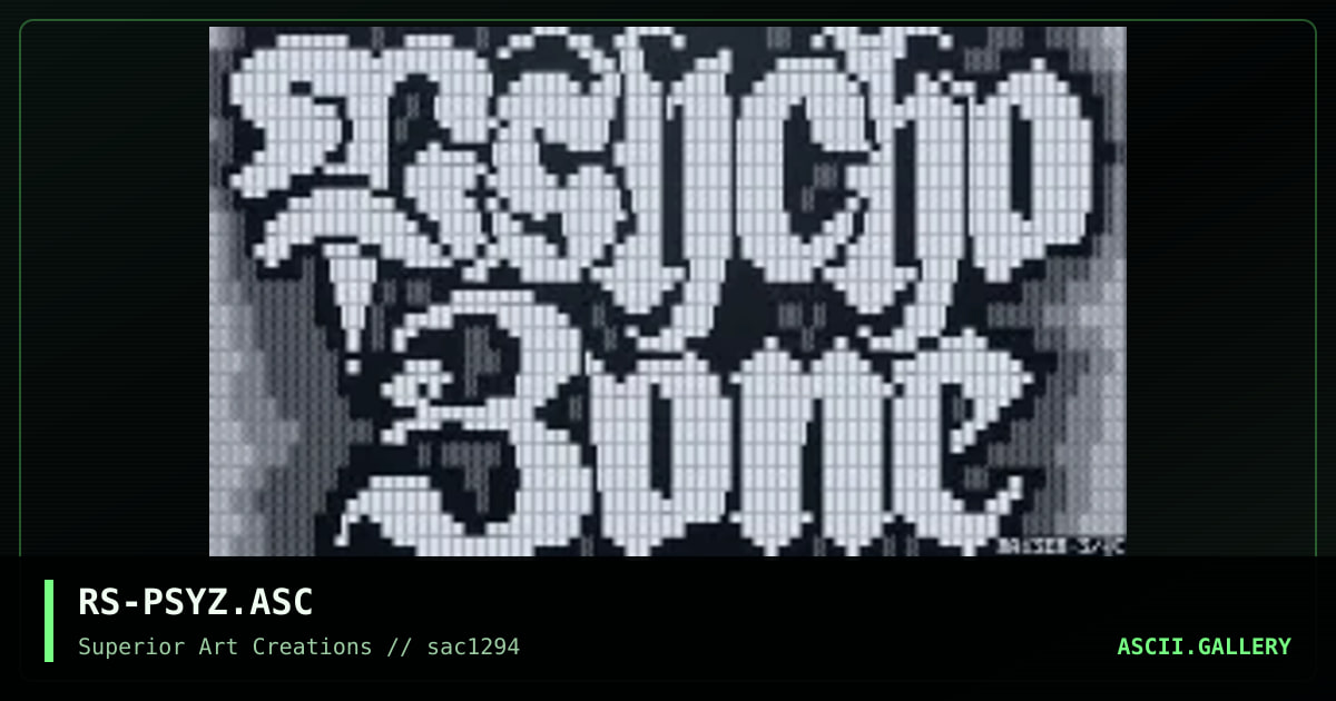 RS-PSYZ.ASC, by raiser, 1994