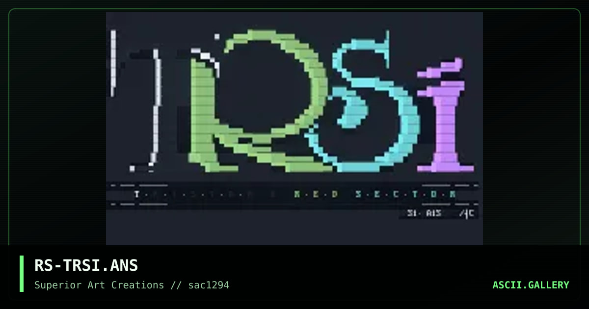 TRSi ONE, by raiser, 1994