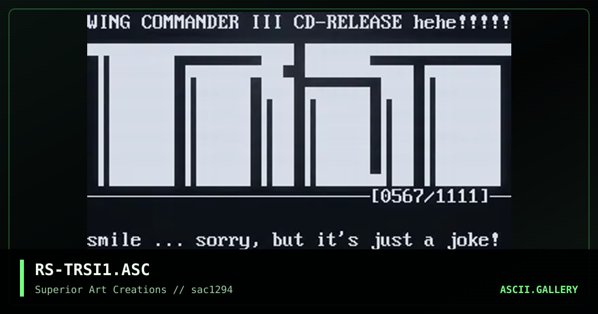 RS-TRSI1.ASC, by raiser, 1994