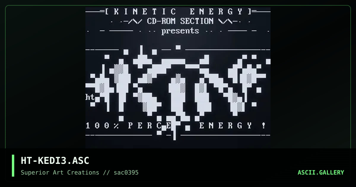 HT-KEDI3.ASC, by hetero, 1995