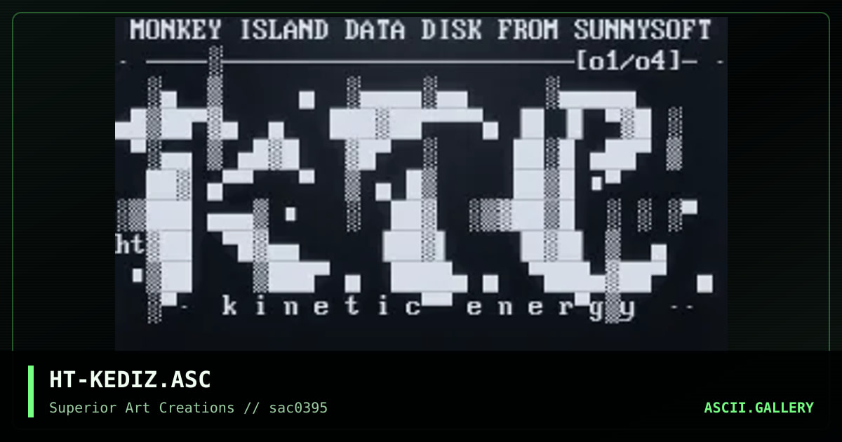 HT-KEDIZ.ASC, by hetero, 1995