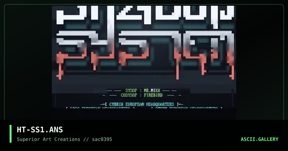 SHADOW SYSTEM, by hetero, 1995