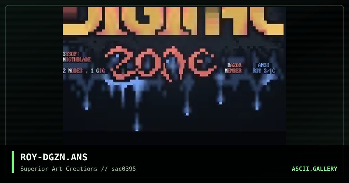 Digital Zone, by roy, 1995